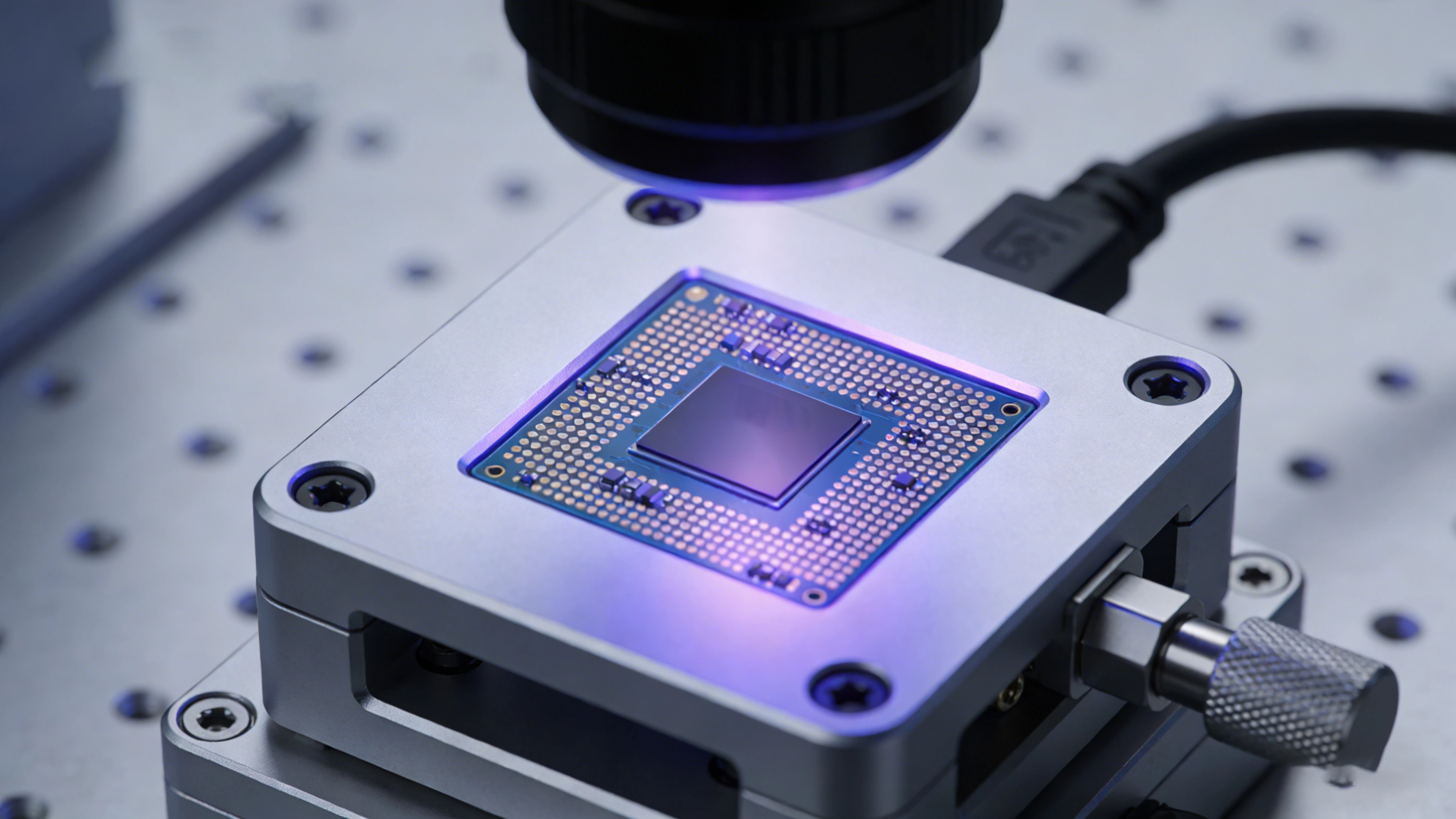 美国客户电子元件激光打标场景